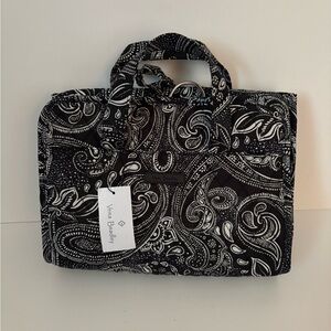 Vera Bradley Black and White Stellar Paisley Organizer, NWT